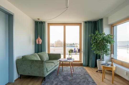 Wohnzimmer G&auml;stewohnung tonRaum